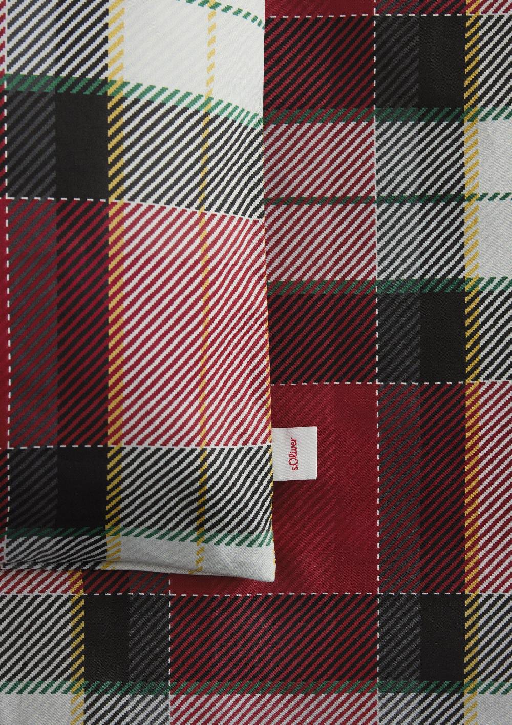 S.Oliver Flanell-Bettwäsche Im Karo-Design