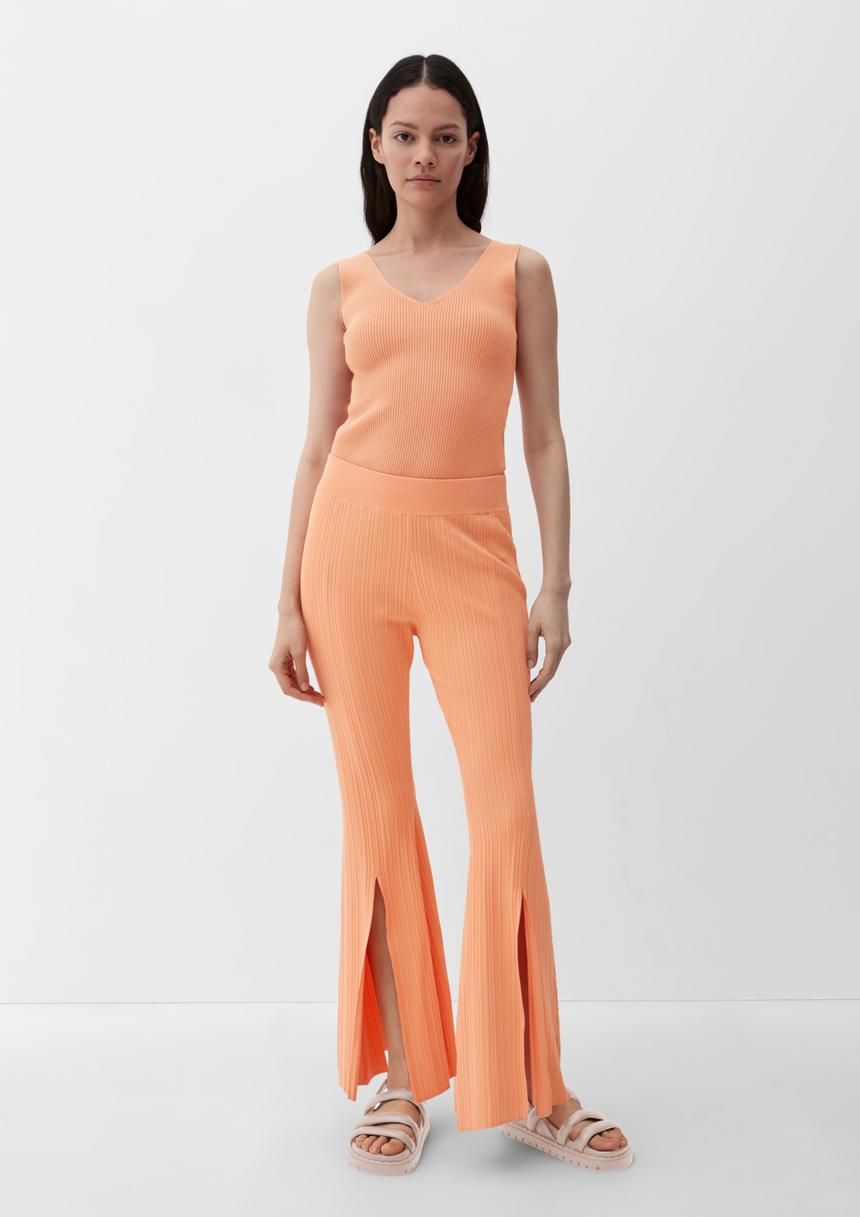 S.Oliver Flared Leg-Hose Mit Schlitz
