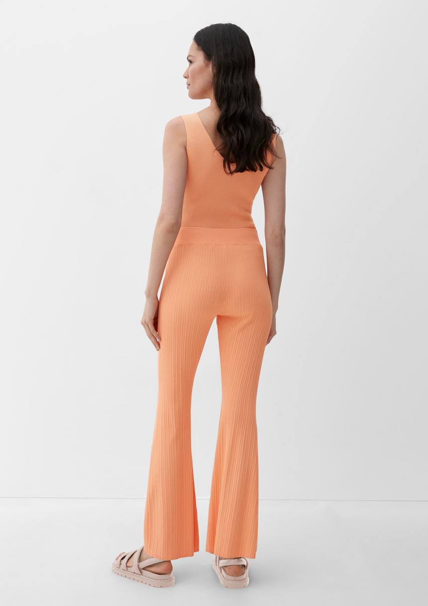 S.Oliver Flared Leg-Hose Mit Schlitz