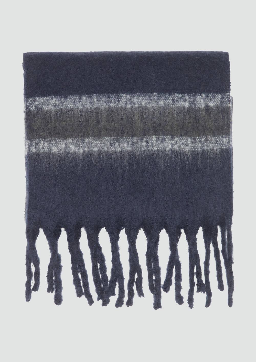 S.Oliver Flauschiger Schal Mit Fransen