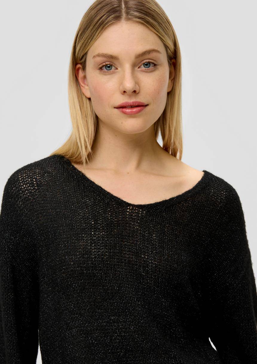 S.Oliver Flauschiger Strickpullover