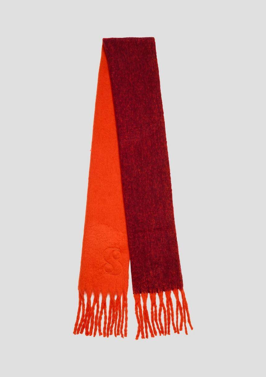 S.Oliver Fransenschal in Bicolor-Optik