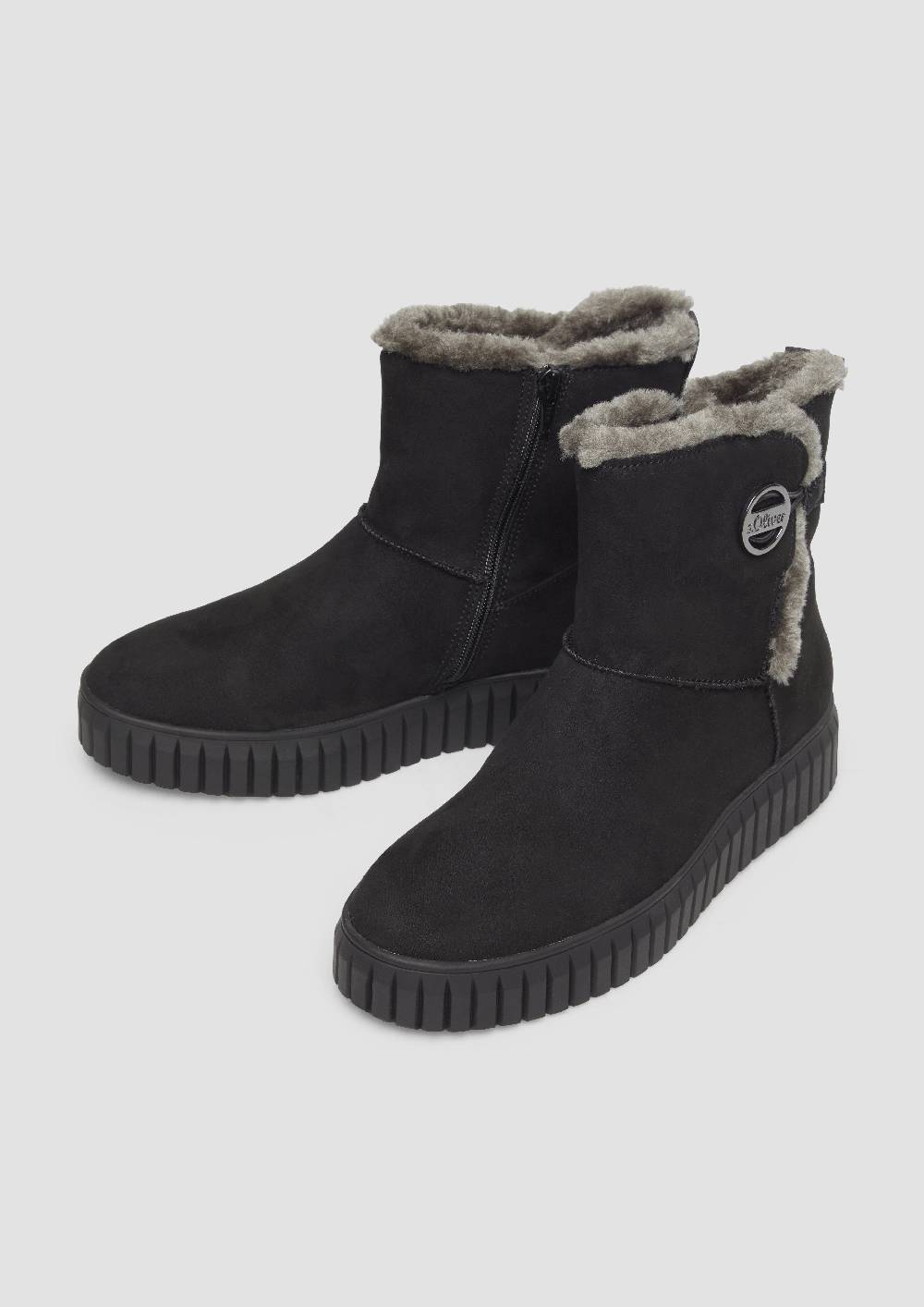 S.Oliver Gefütterte Boots Mit Plateausohle