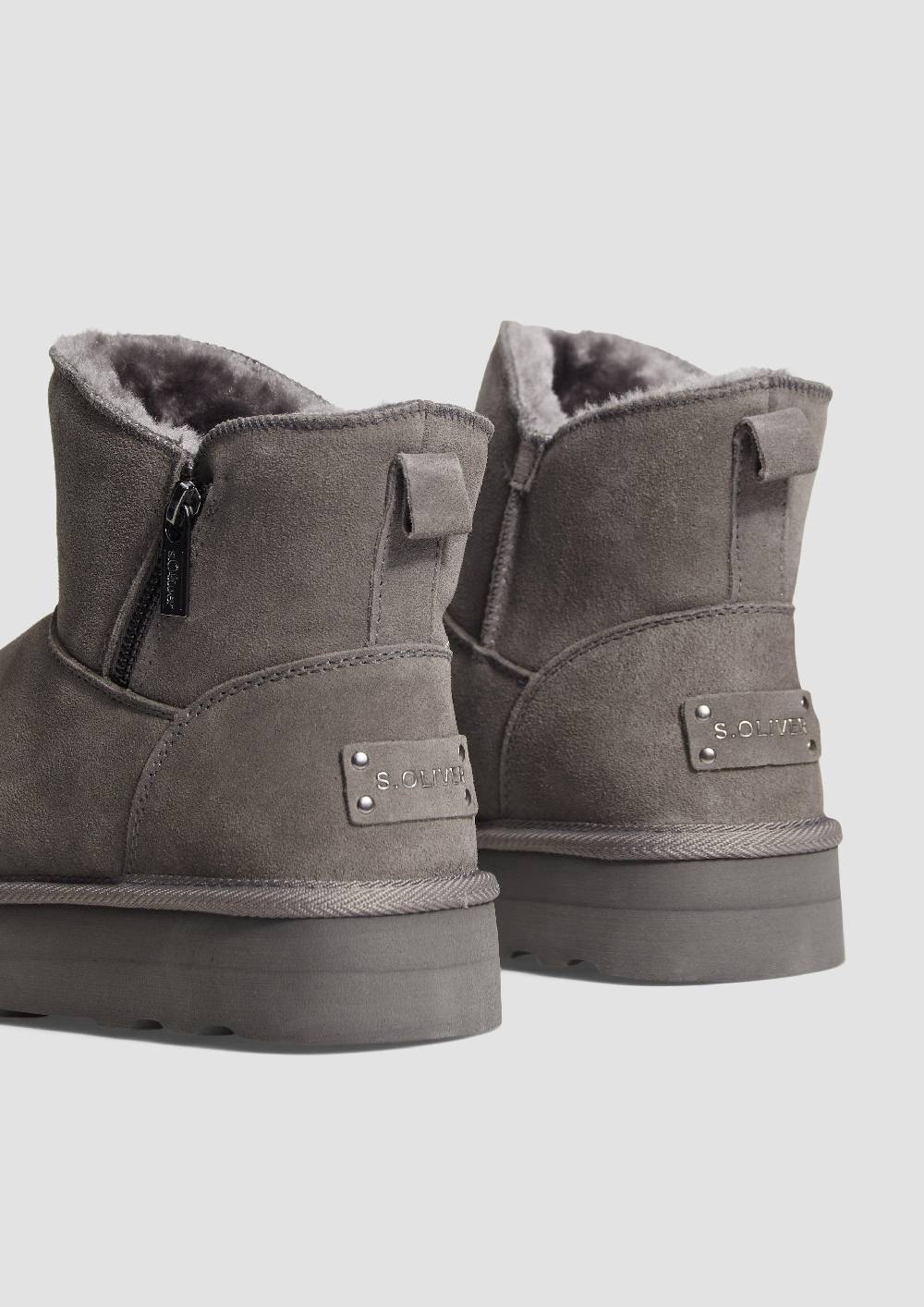 S.Oliver Gefütterte Stiefel Aus Rindsleder