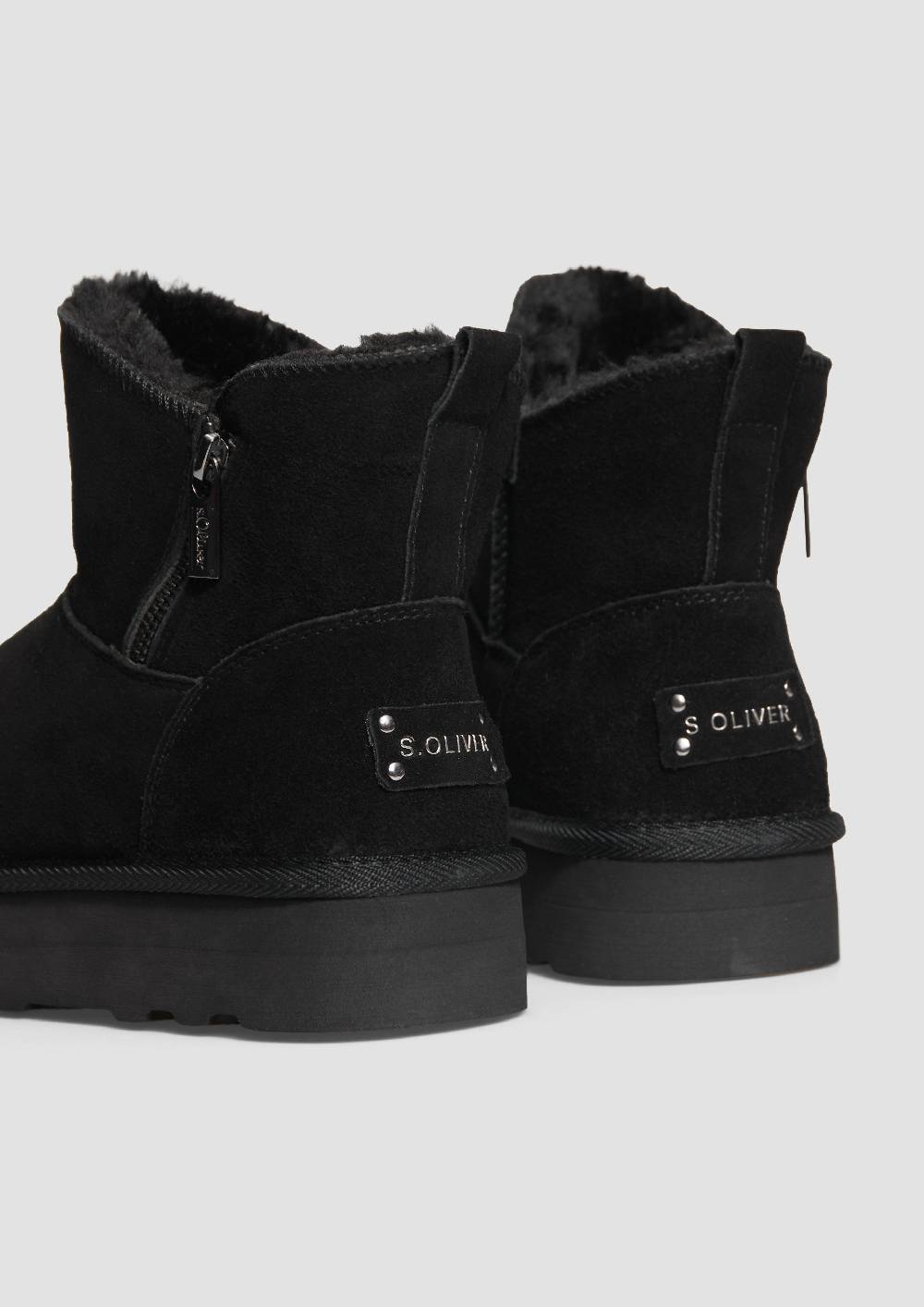 S.Oliver Gefütterte Stiefel Aus Rindsleder