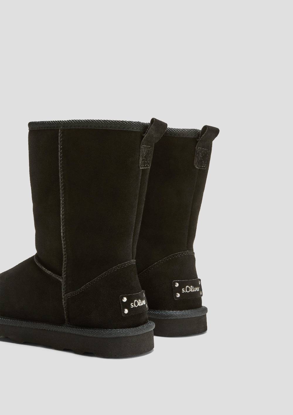 S.Oliver Gefütterte Stiefel Im Materialmix