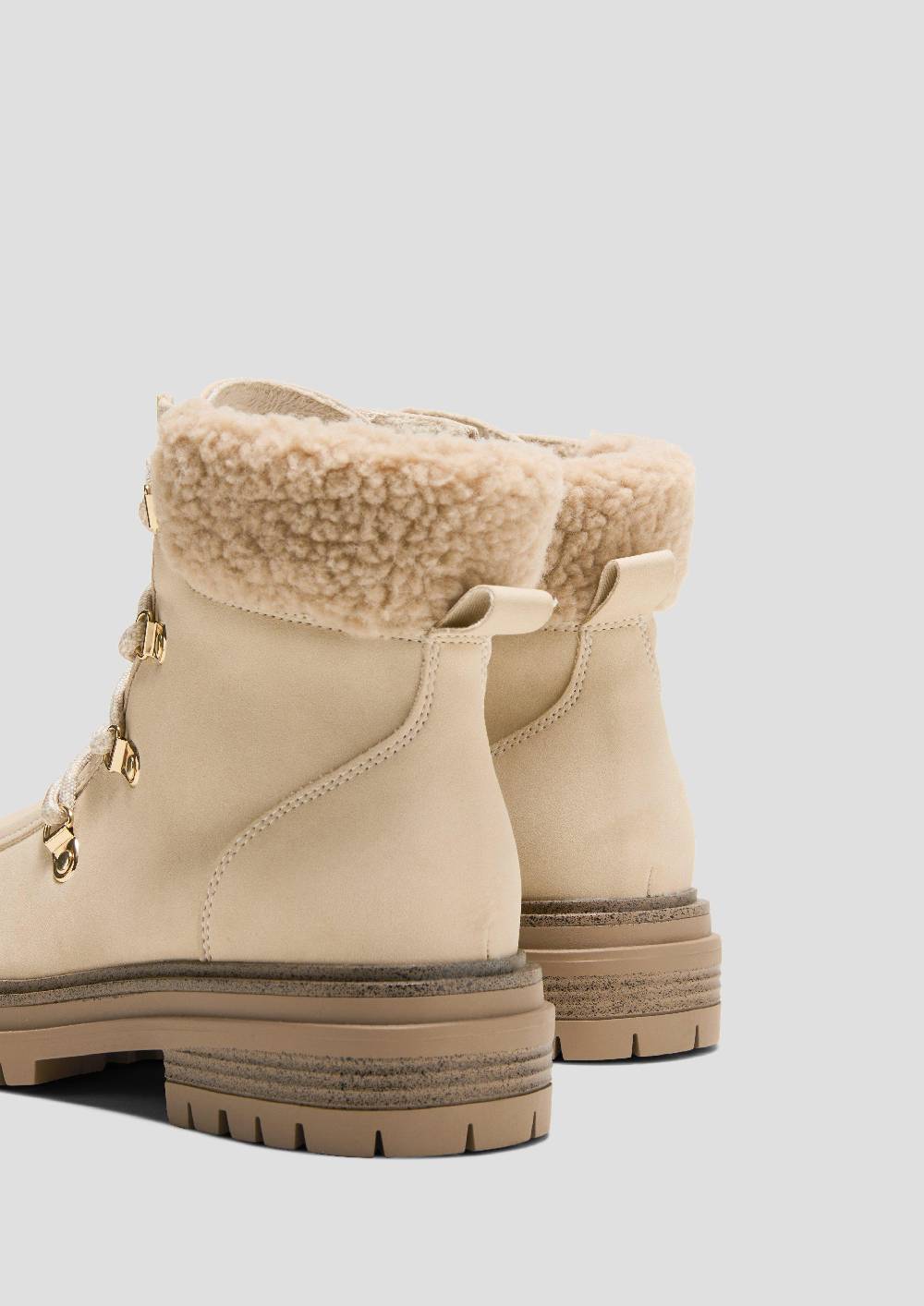 S.Oliver Gefütterte Stiefel In Veloursleder-Optik