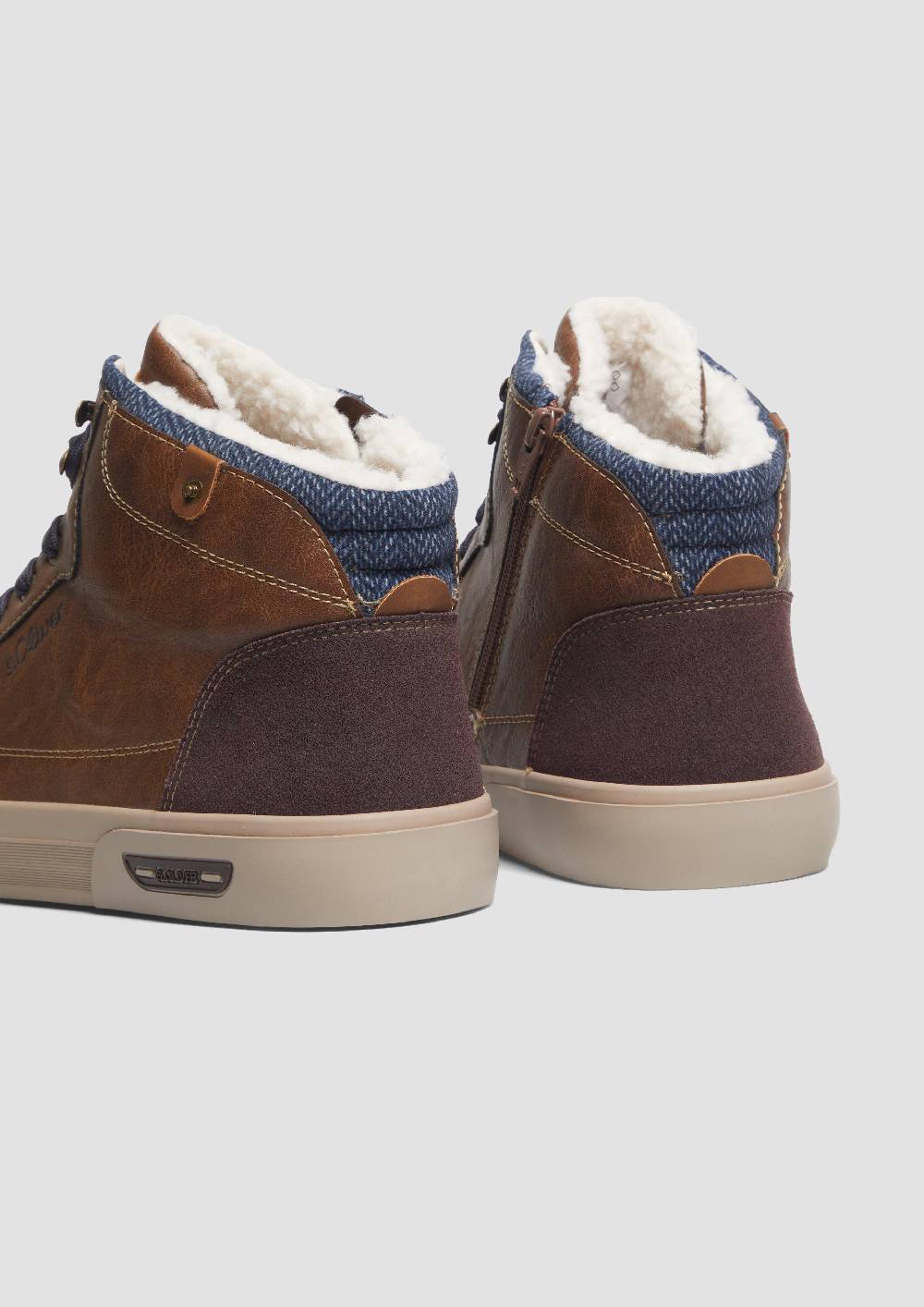 S.Oliver Gefütterte Stiefel Mit Logo-Detail