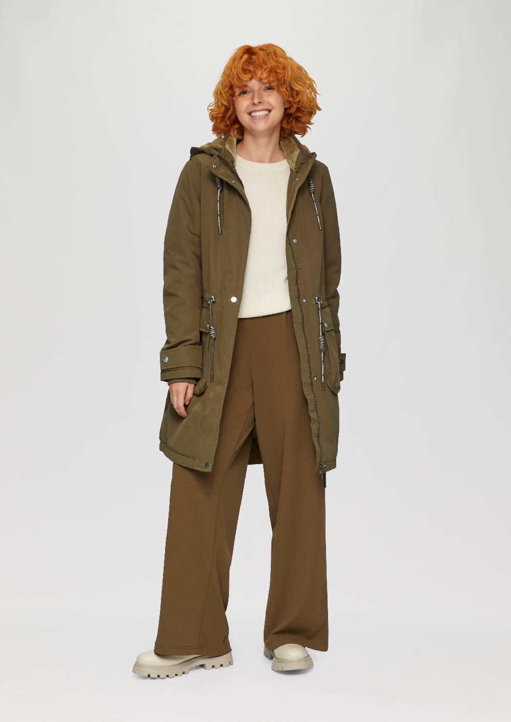 S.Oliver Gefütterter Parka Mit Kapuze