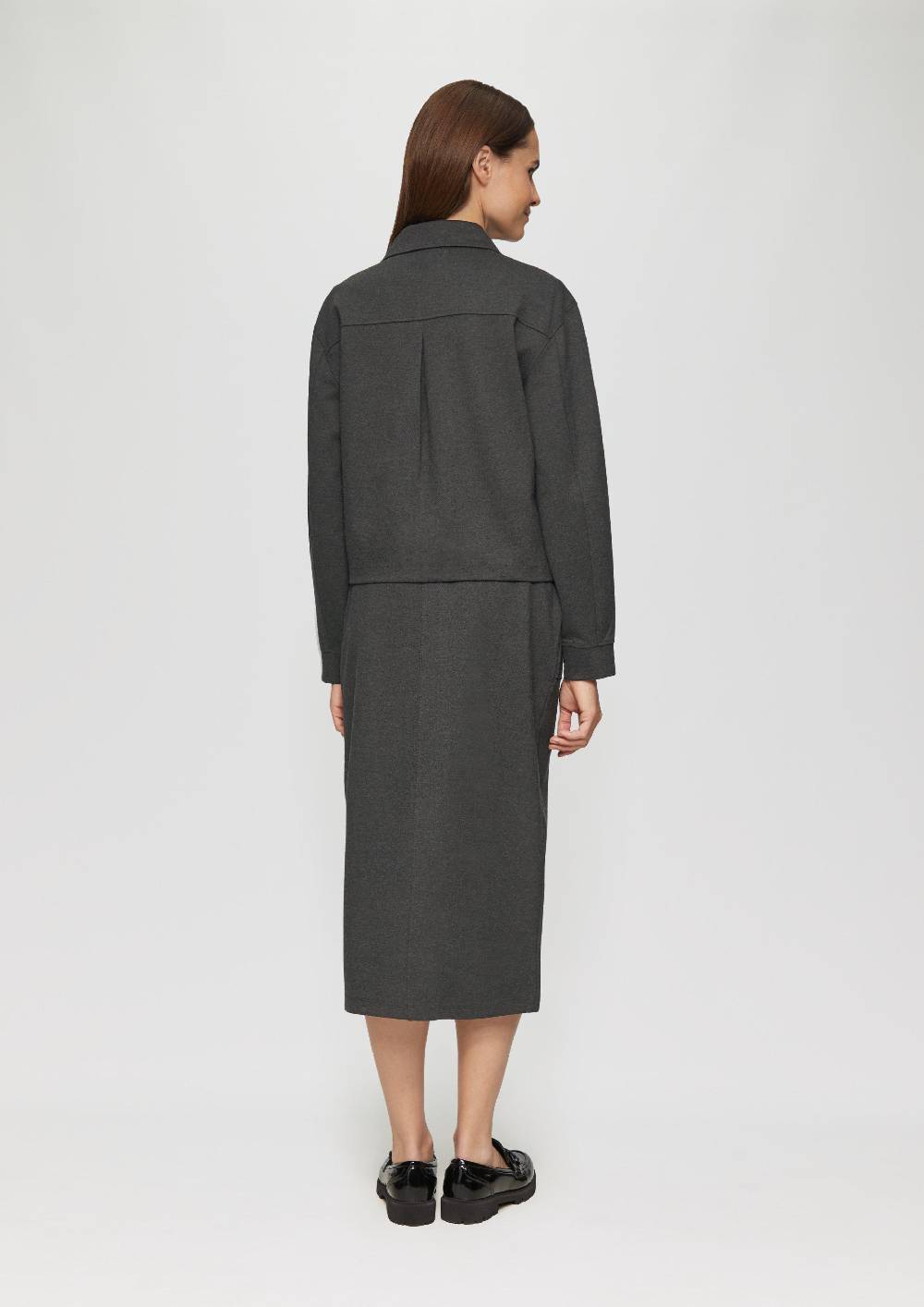 S.Oliver Geknöpfte Jacke Aus Interlock-Jersey