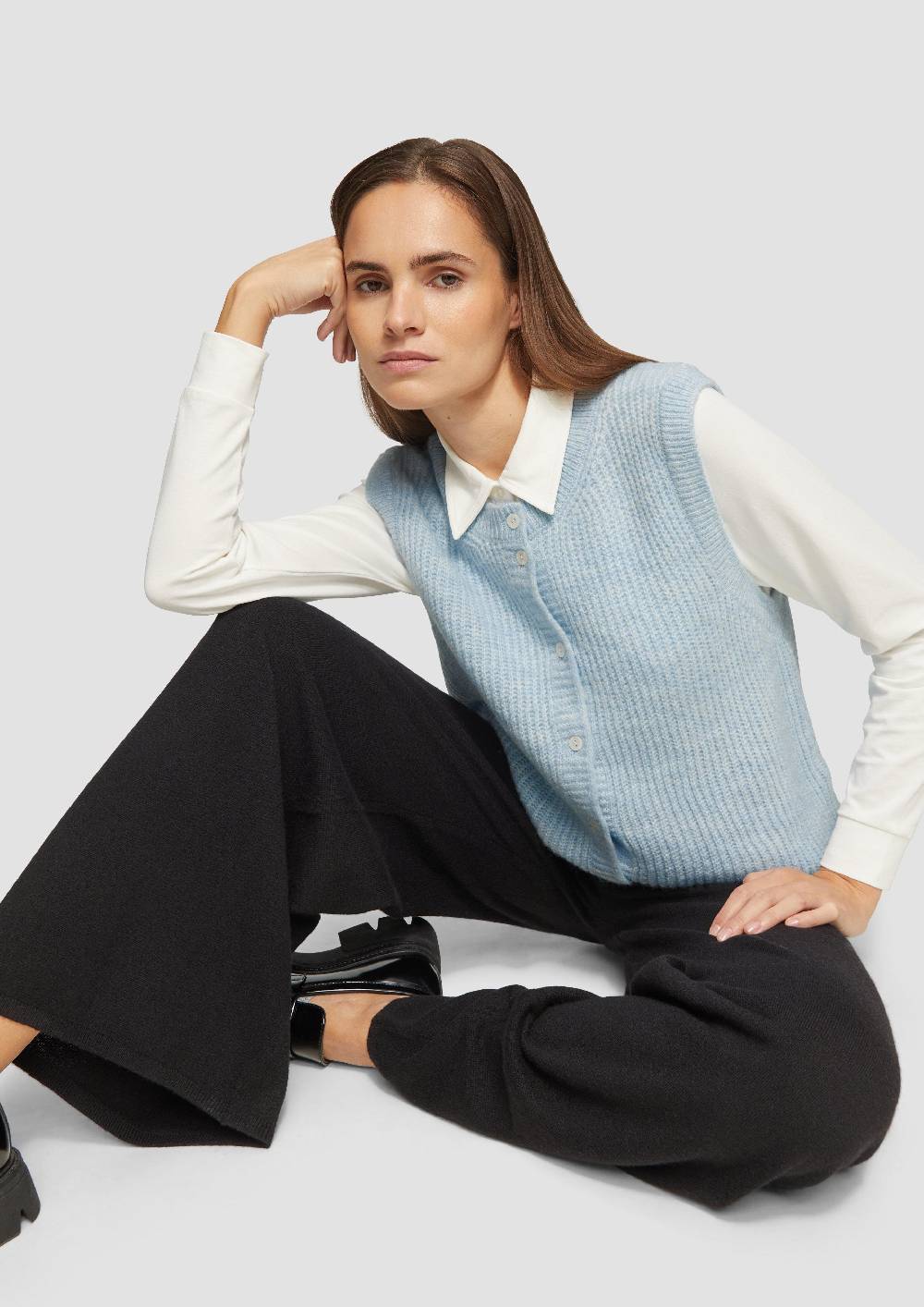 S.Oliver Geknöpfte Strickweste