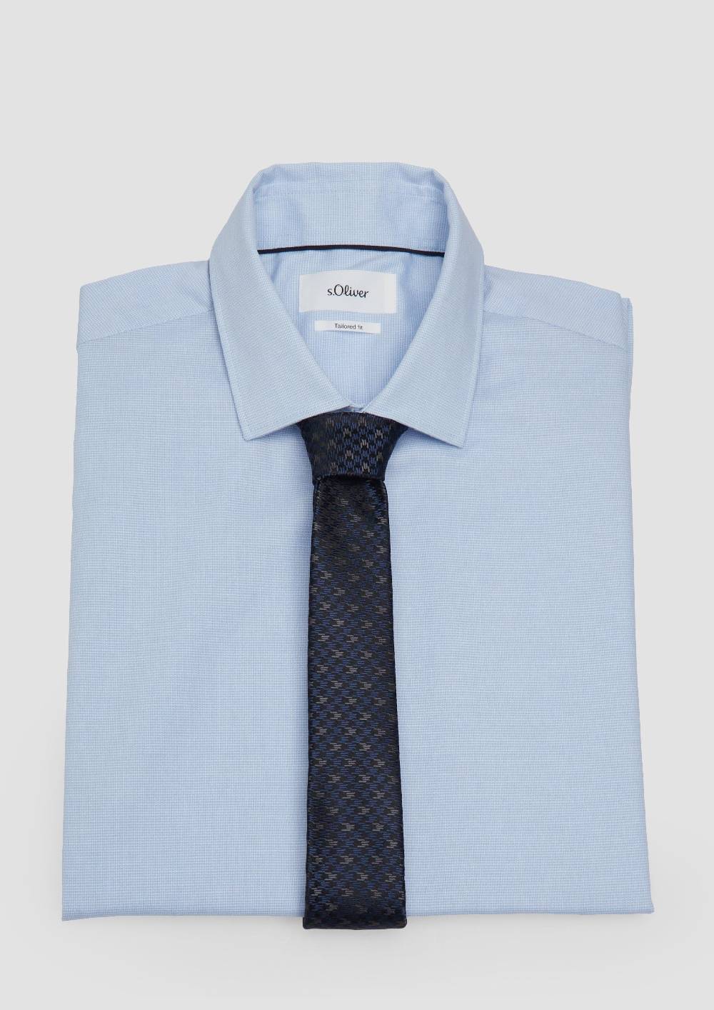 S.Oliver Gemusterte Krawatte Aus Seidenmix