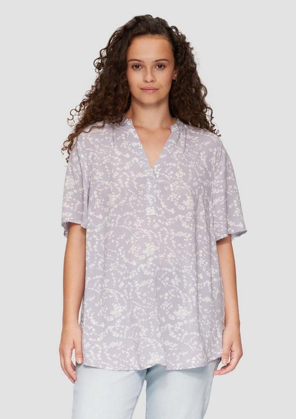 S.Oliver Gemusterte Tunikabluse aus Viskose