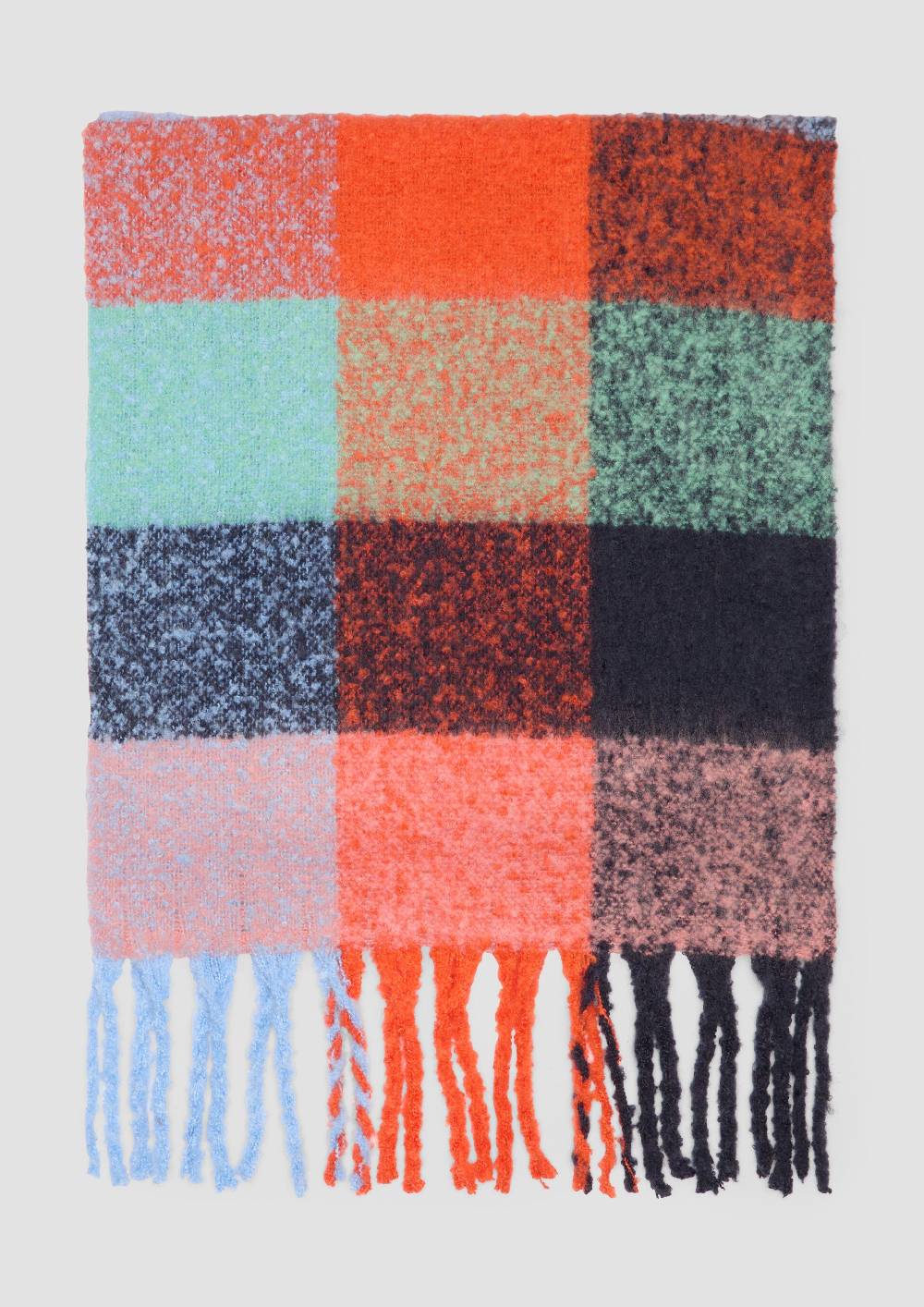 S.Oliver Gemusterter Fransenschal