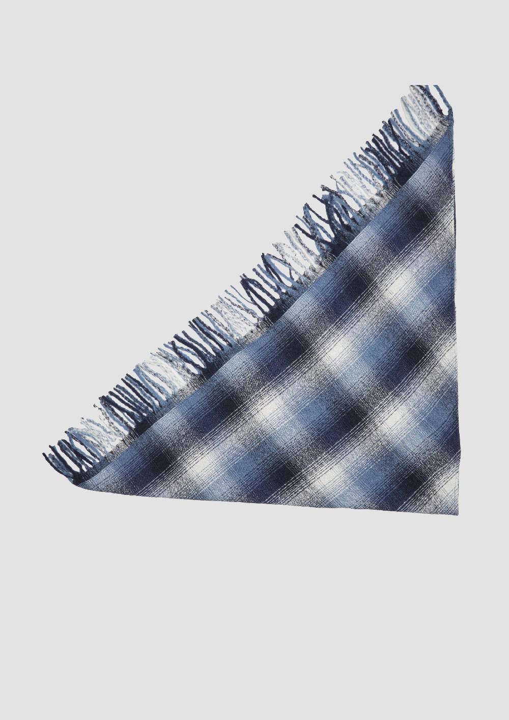 S.Oliver Gemusterter Schal Mit Fransen