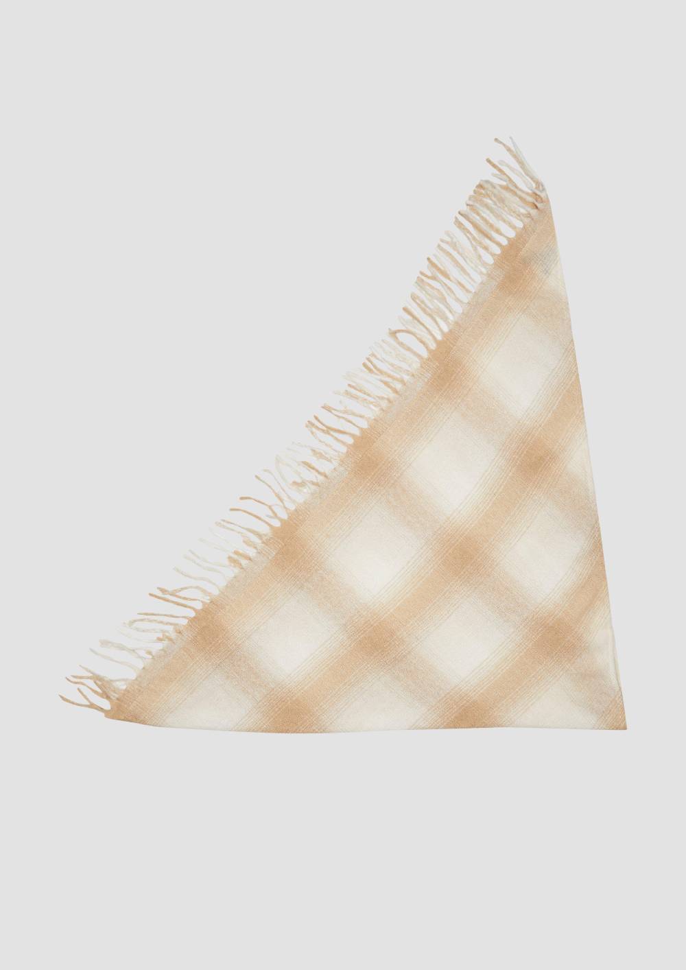 S.Oliver Gemusterter Schal Mit Fransen