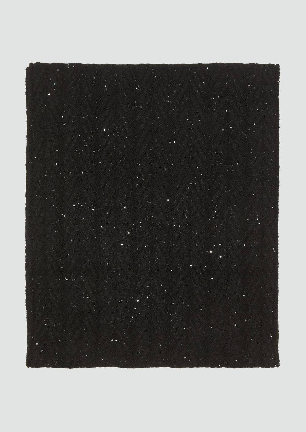 S.Oliver Gerippter Schal Aus Wollmix