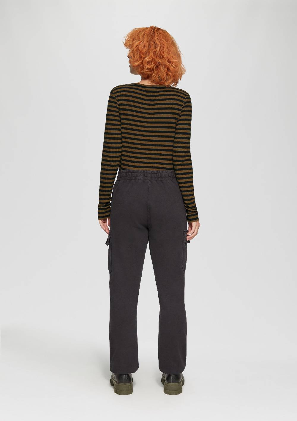 S.Oliver Geripptes Longsleeve Im Slim Fit