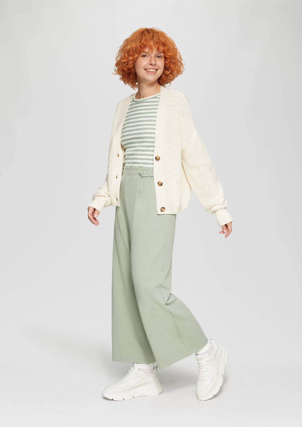 S.Oliver Geripptes Longsleeve Im Slim Fit
