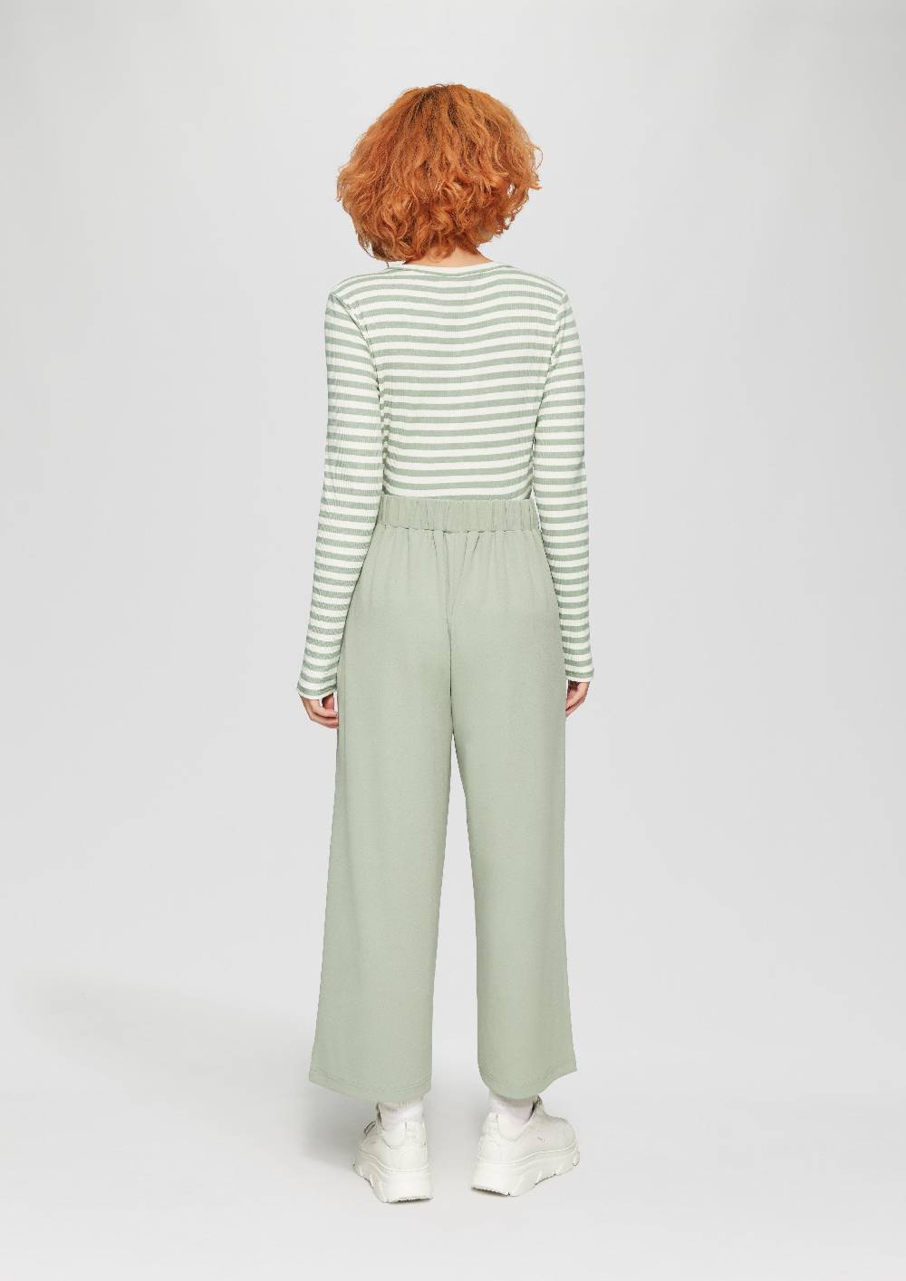 S.Oliver Geripptes Longsleeve Im Slim Fit