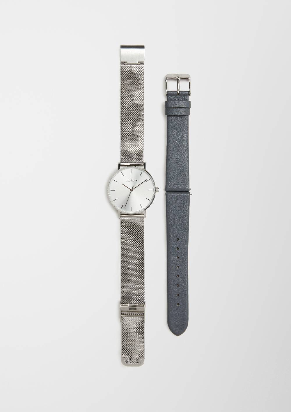 S.Oliver Geschenkset Damen-Armbanduhr