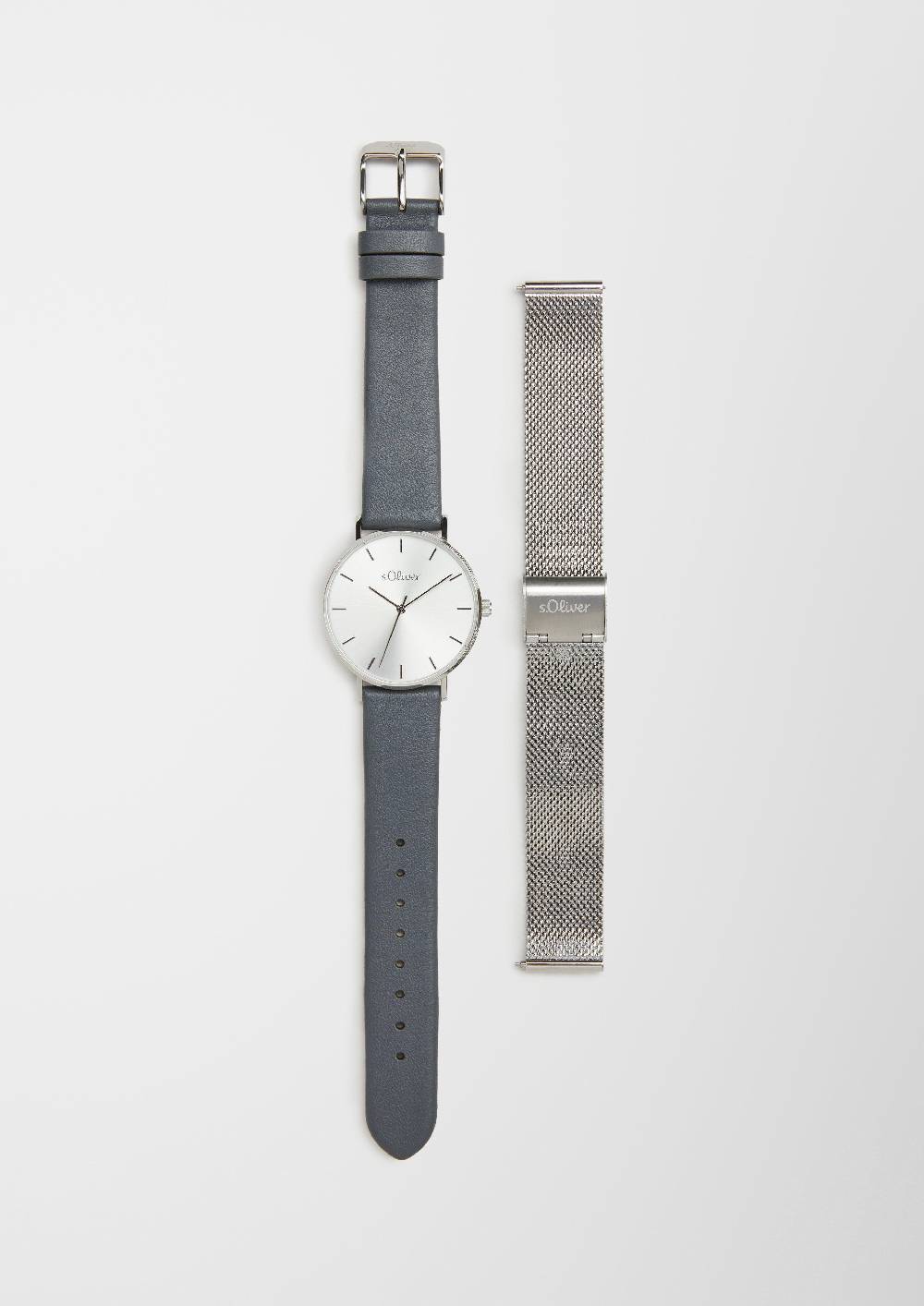 S.Oliver Geschenkset Damen-Armbanduhr