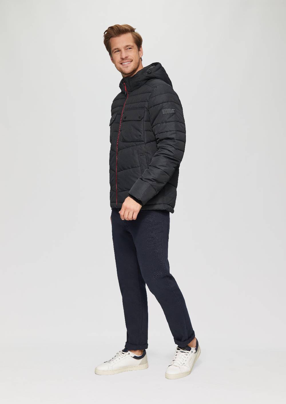 S.Oliver Gesteppte Jacke Mit Abnehmbarer Kapuze