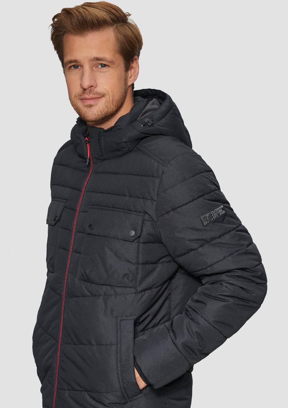 S.Oliver Gesteppte Jacke Mit Abnehmbarer Kapuze