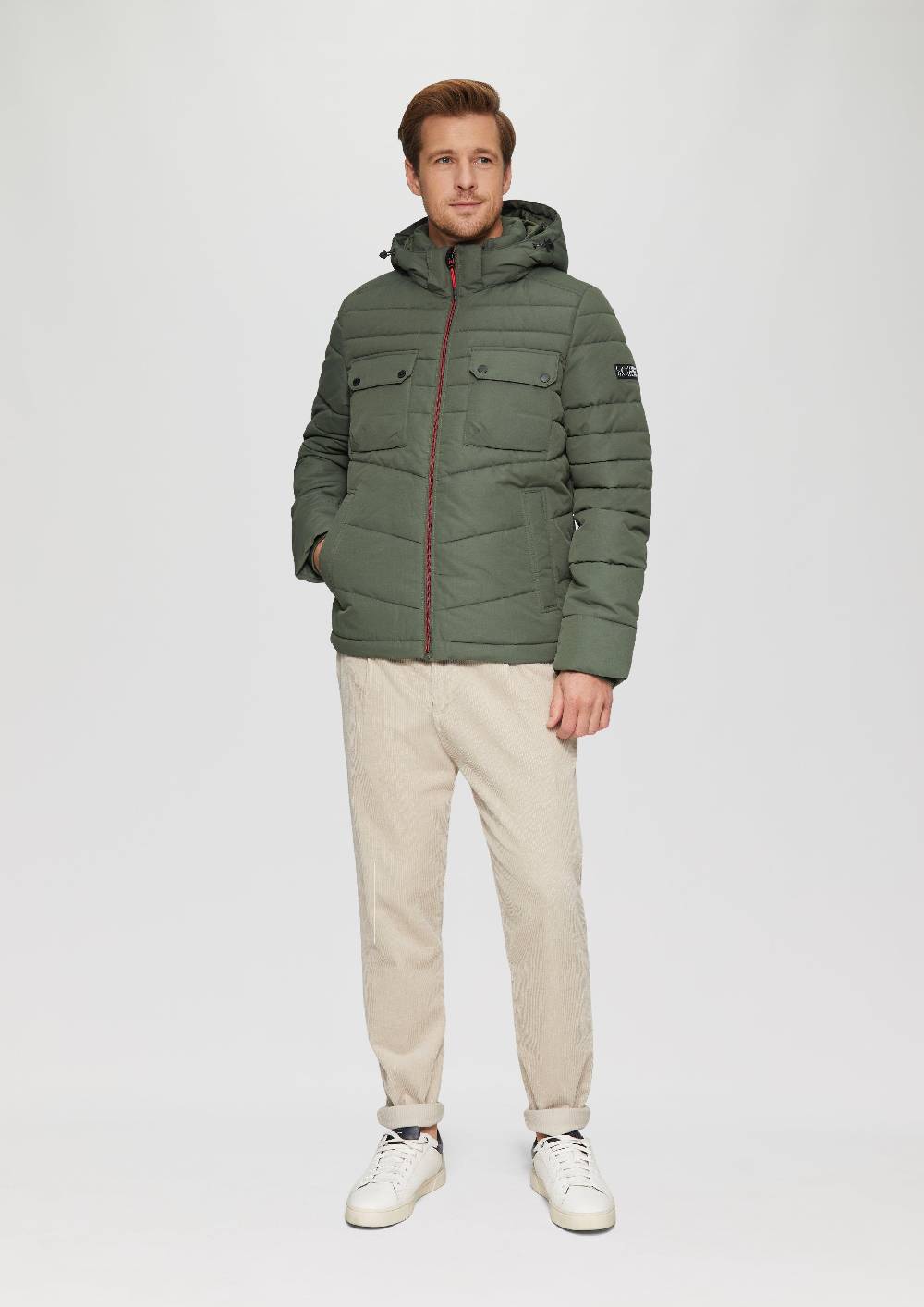 S.Oliver Gesteppte Jacke Mit Abnehmbarer Kapuze