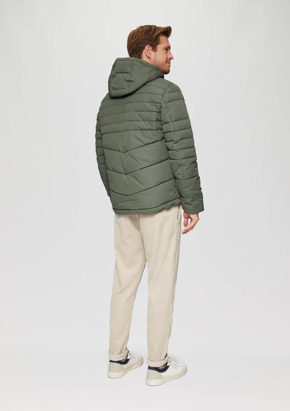 S.Oliver Gesteppte Jacke Mit Abnehmbarer Kapuze