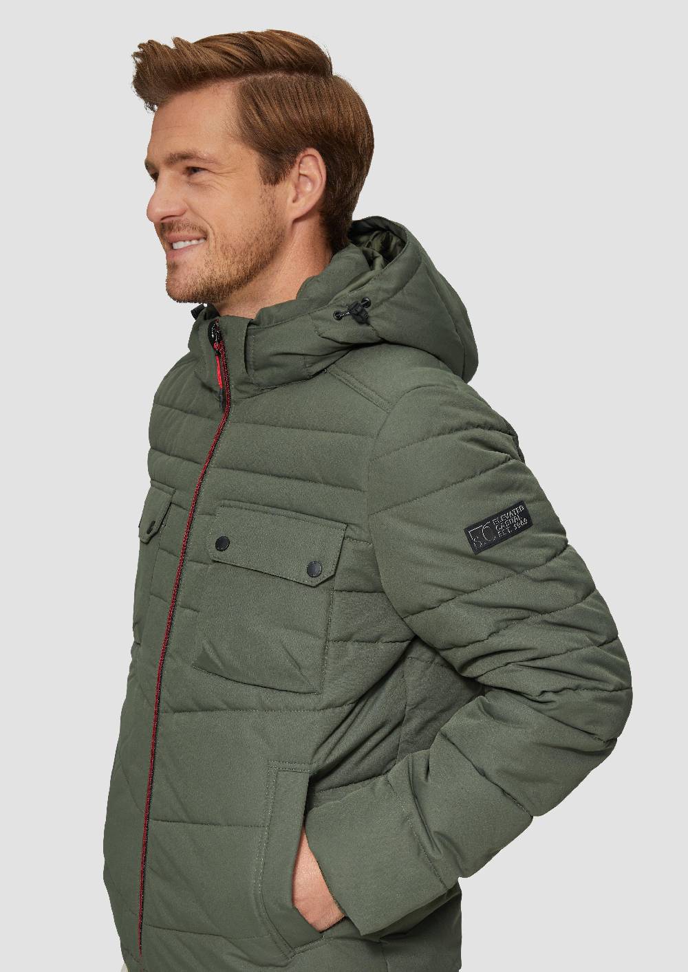 S.Oliver Gesteppte Jacke Mit Abnehmbarer Kapuze