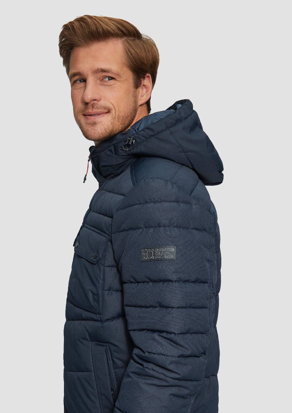 S.Oliver Gesteppte Jacke Mit Abnehmbarer Kapuze