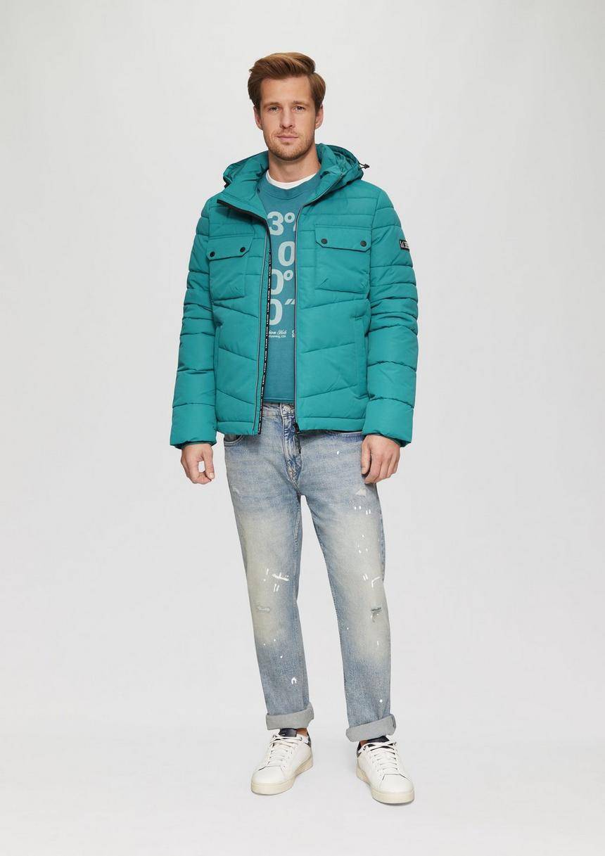 S.Oliver Gesteppte Jacke Mit Abnehmbarer Kapuze