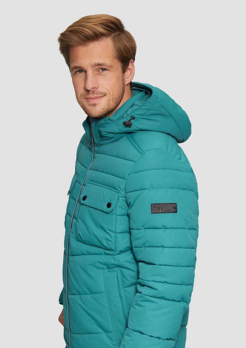 S.Oliver Gesteppte Jacke Mit Abnehmbarer Kapuze