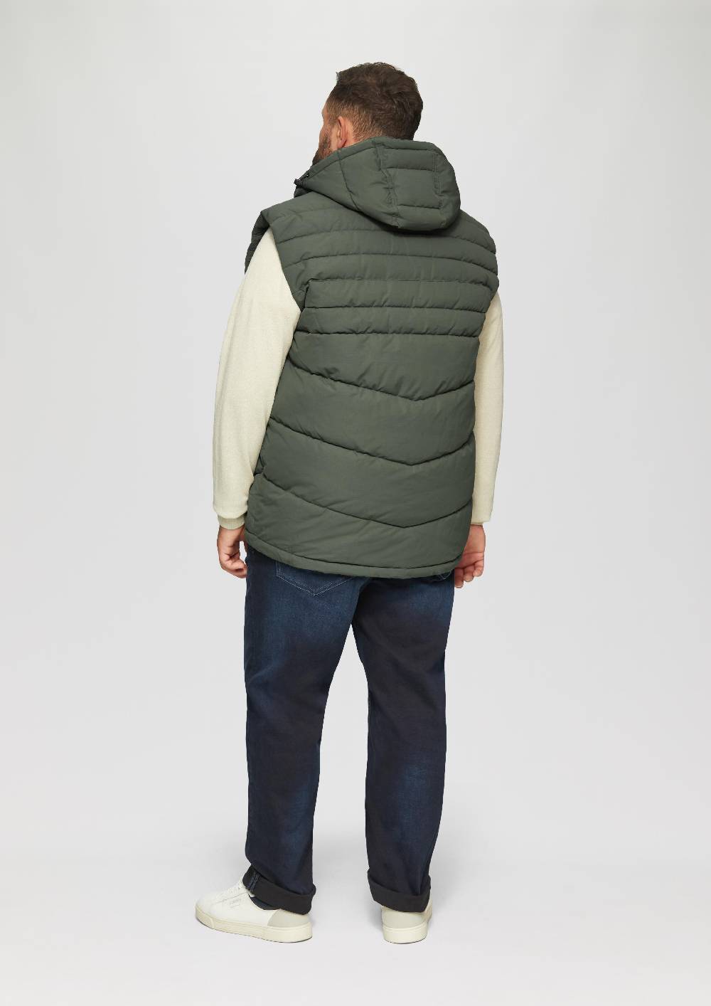 S.Oliver Gesteppte Weste Mit Abnehmbarer Kapuze