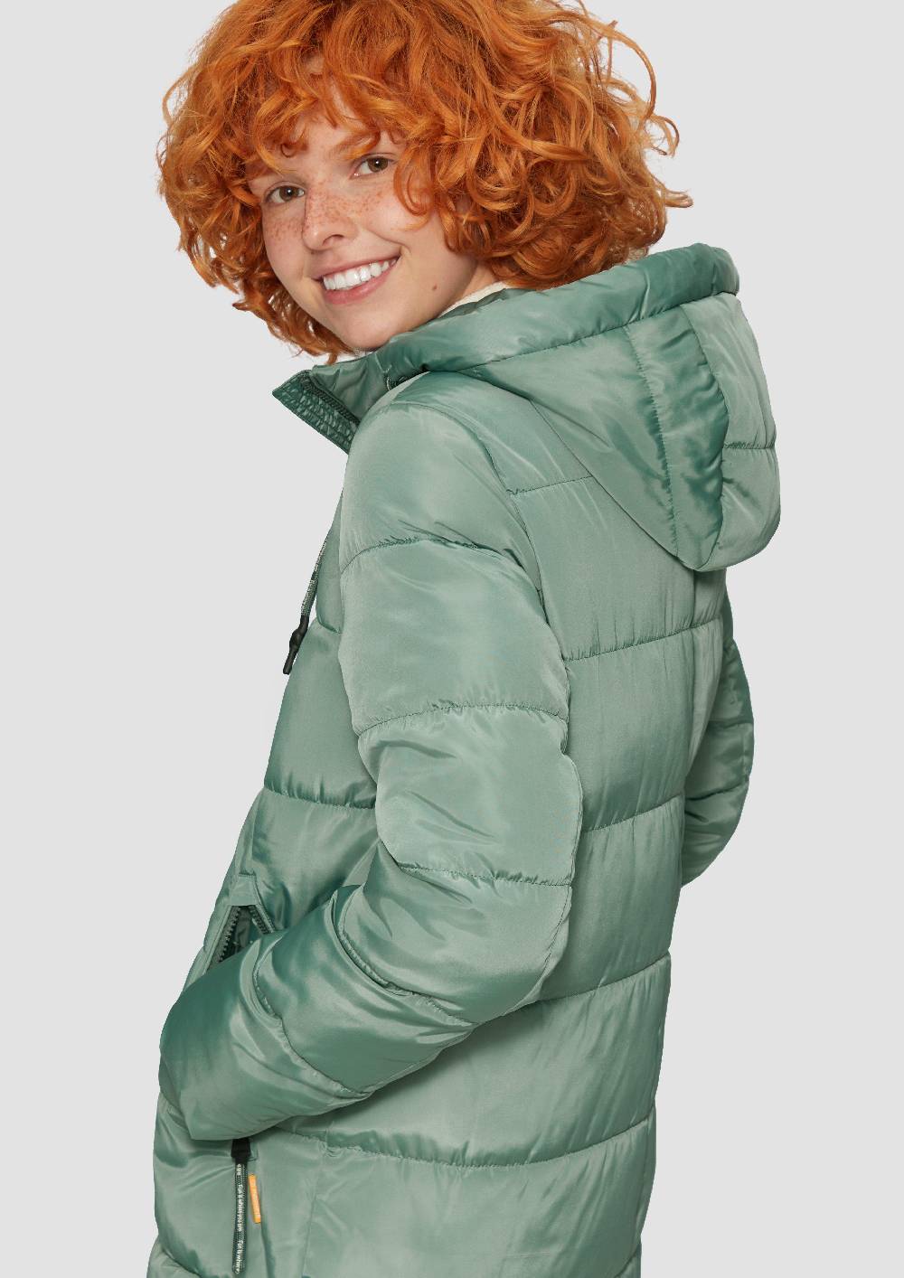 S.Oliver Gesteppter Mantel Mit Kapuze