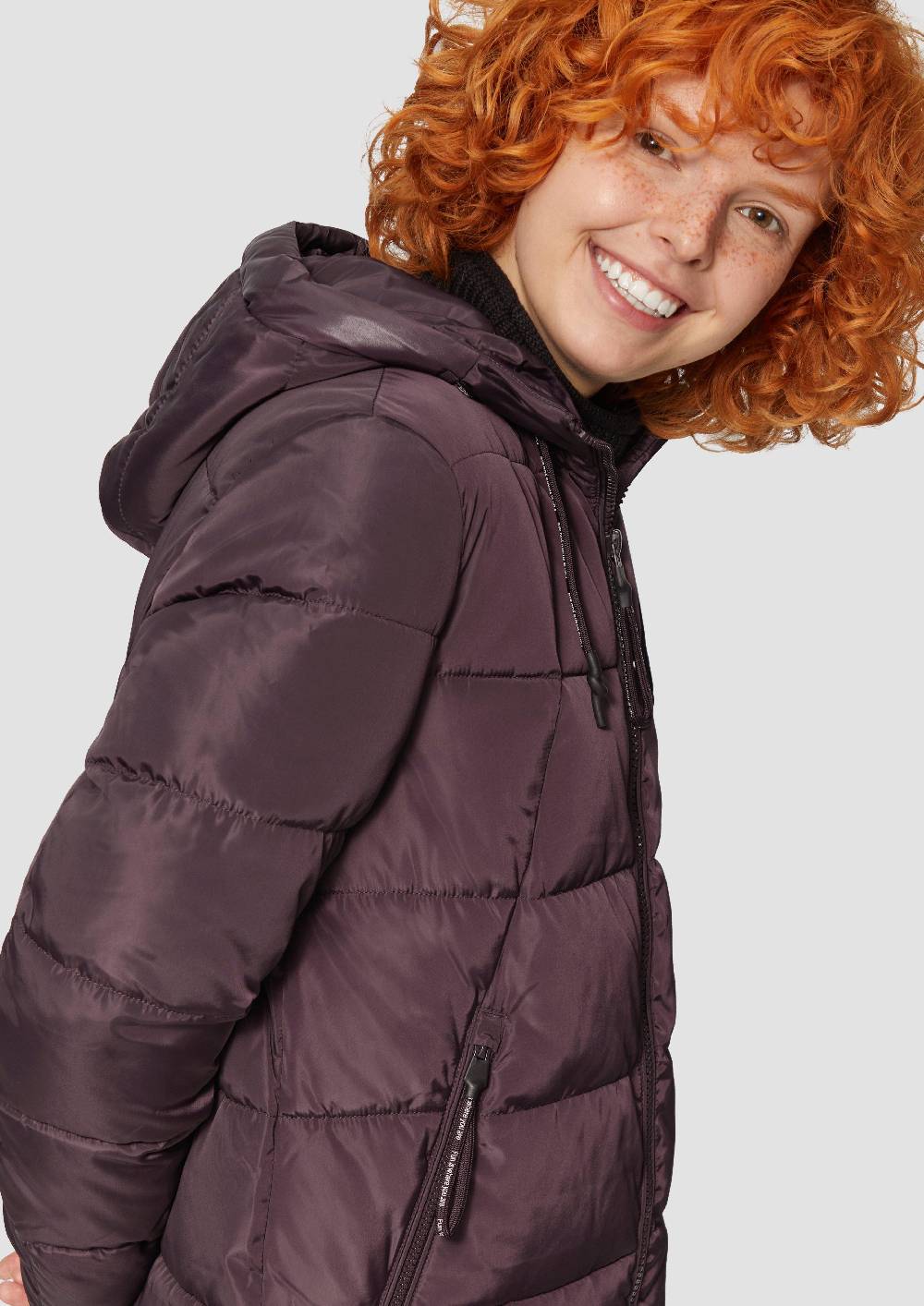 S.Oliver Gesteppter Mantel Mit Kapuze