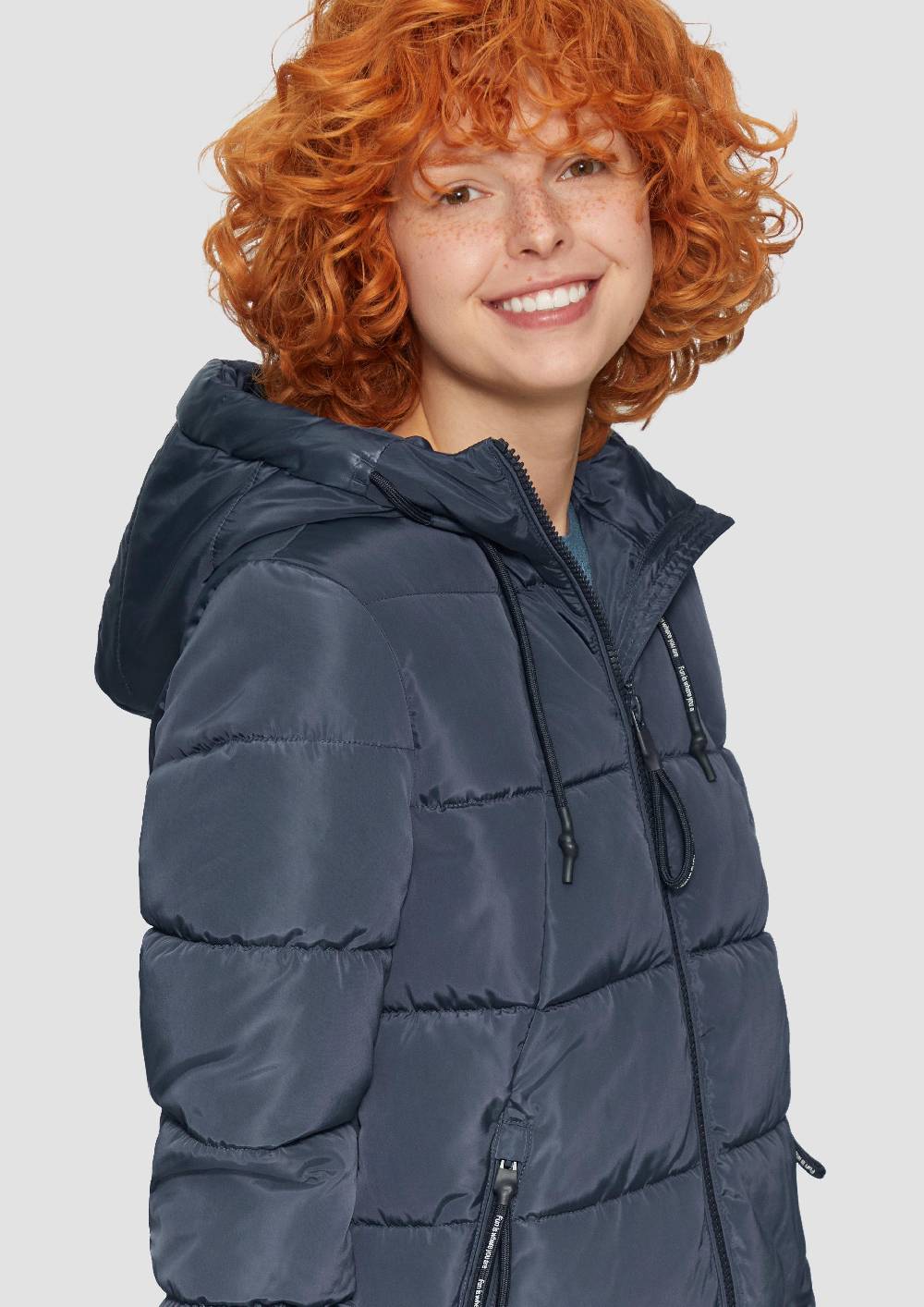 S.Oliver Gesteppter Mantel Mit Kapuze