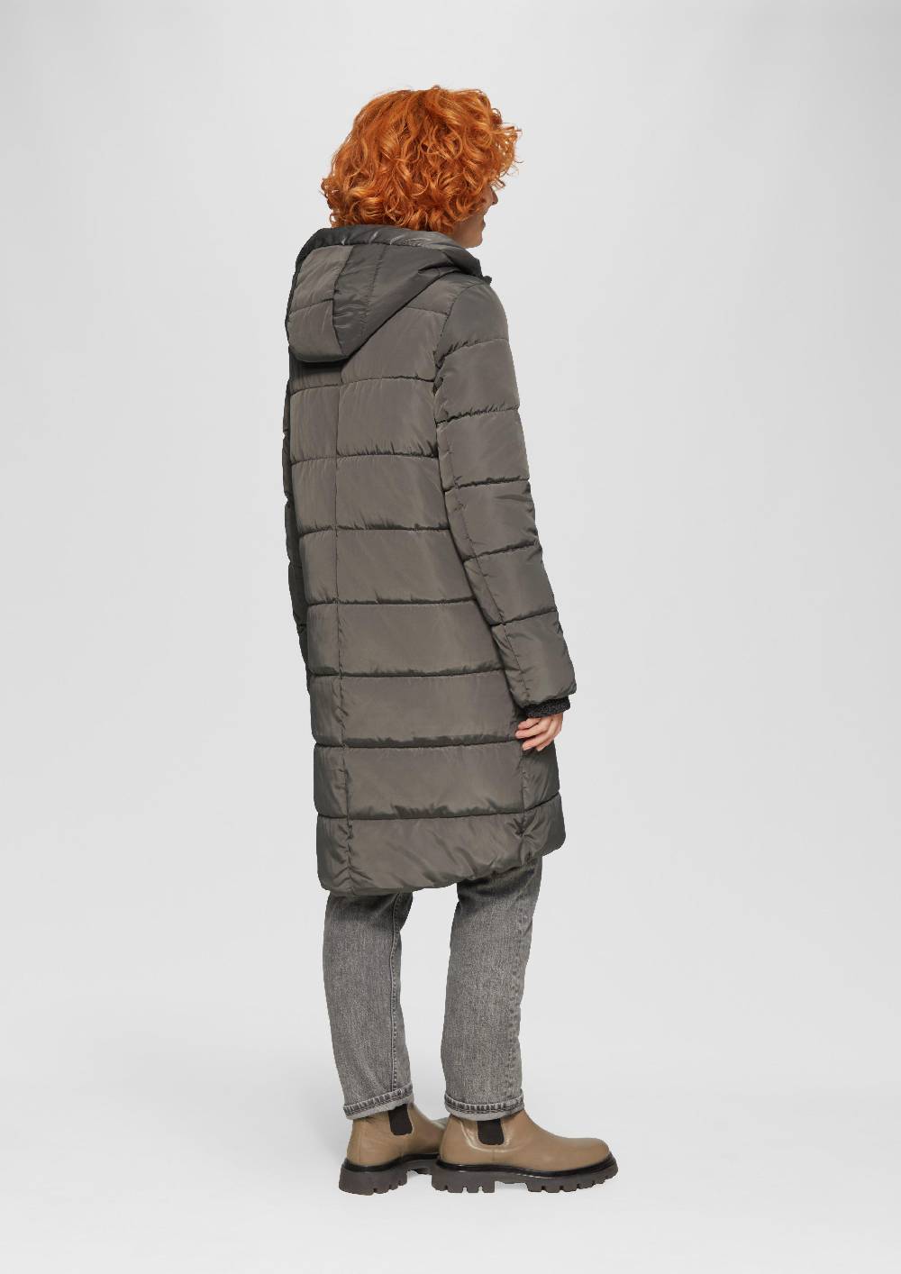 S.Oliver Gesteppter Mantel Mit Kapuze