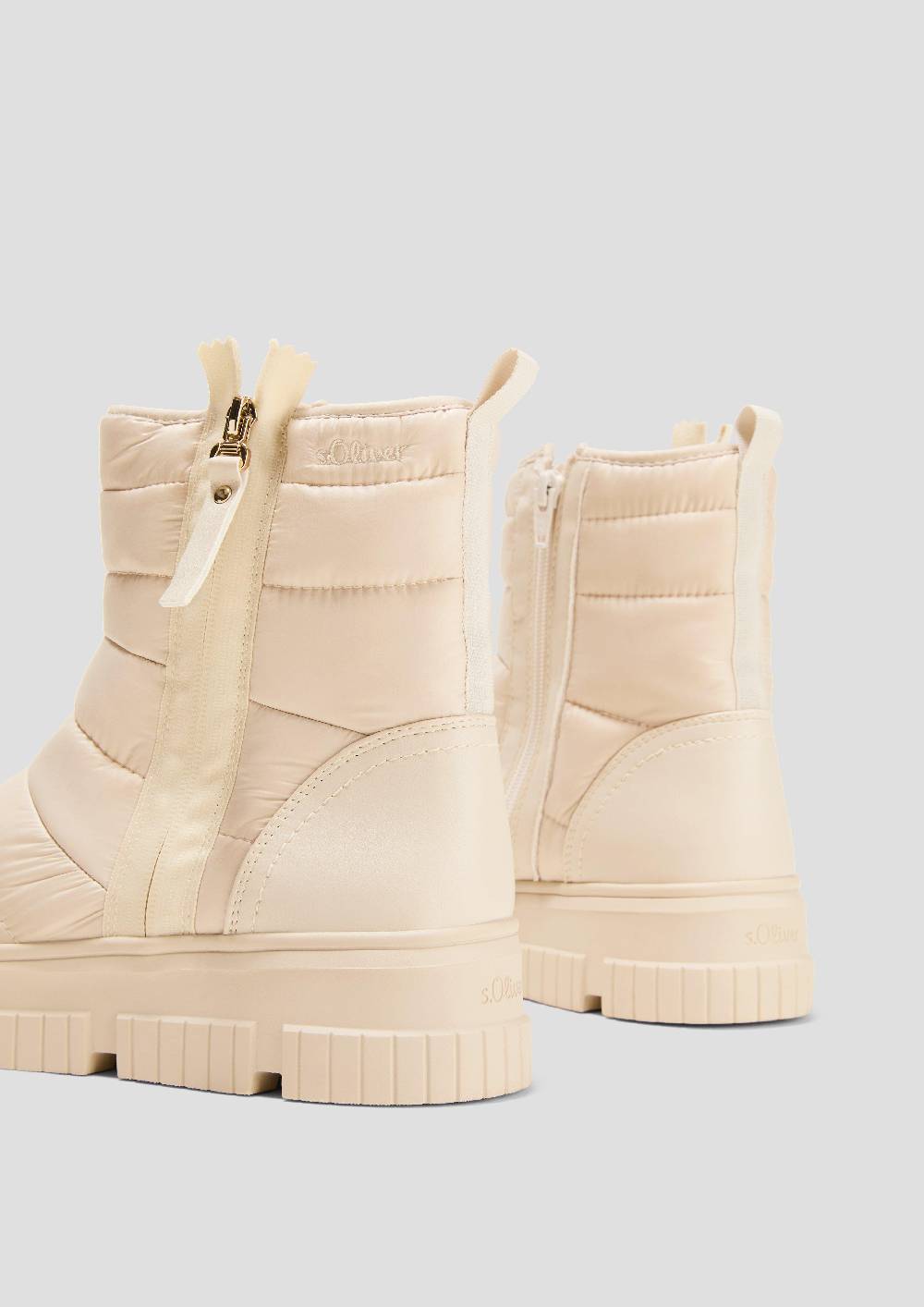 S.Oliver Gesteppter Stiefel Mir Reißverschluss