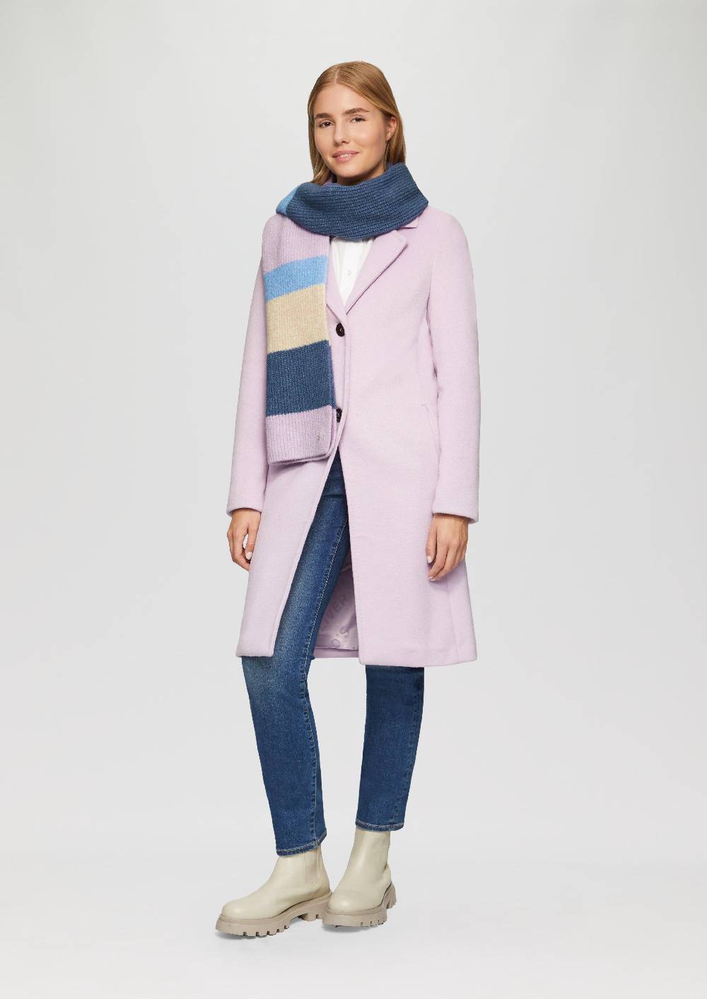 S.Oliver Gestreifter Strickschal