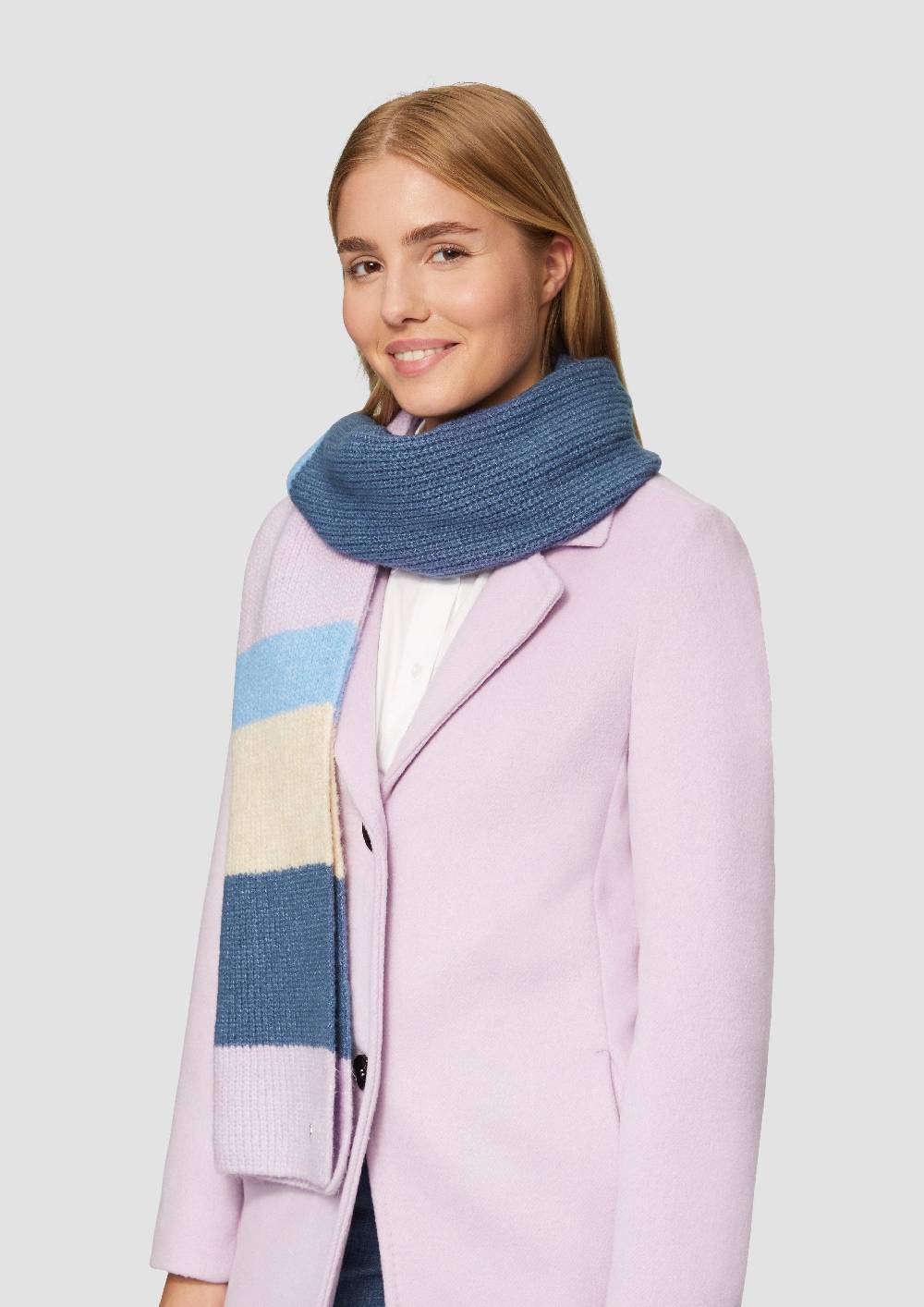 S.Oliver Gestreifter Strickschal