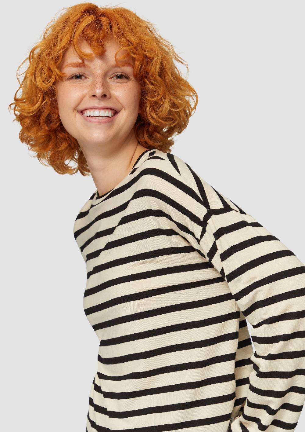 S.Oliver Gestreiftes Longsleeve Aus Jersey