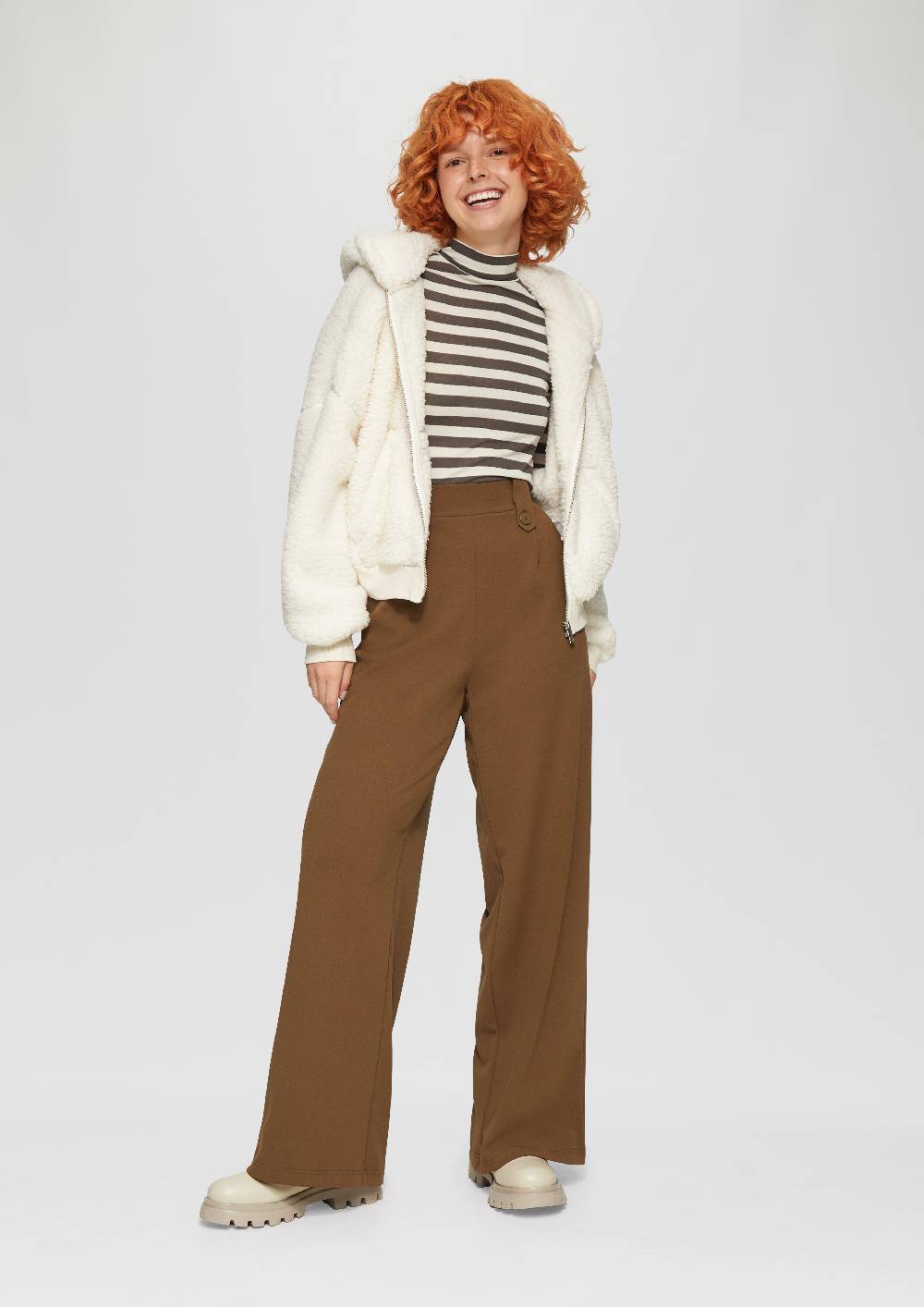 S.Oliver Gestreiftes Longsleeve Im Slim Fit