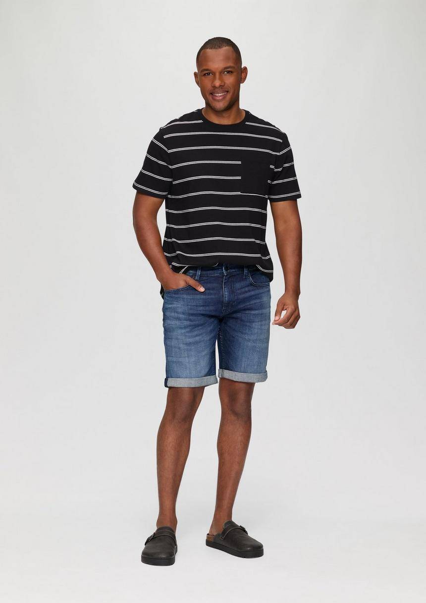S.Oliver Gestreiftes T-Shirt Aus Baumwoll-Jersey