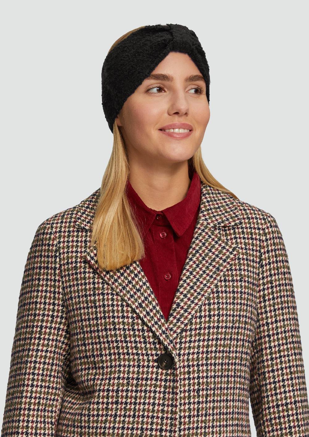 S.Oliver Gestricktes Stirnband Aus Bouclé