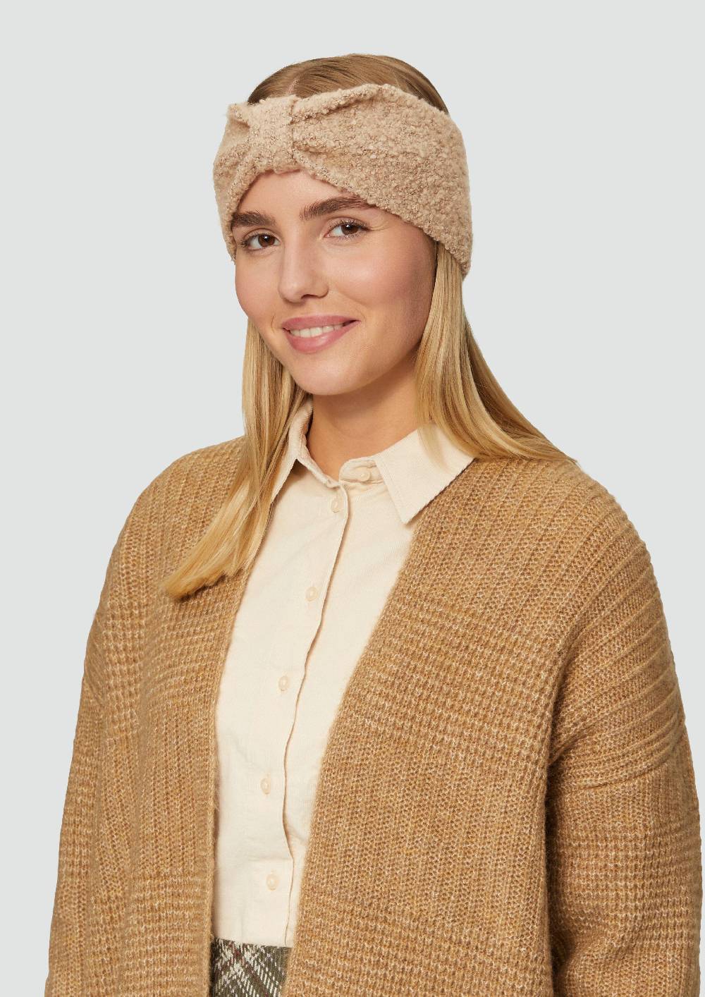 S.Oliver Gestricktes Stirnband Aus Bouclé