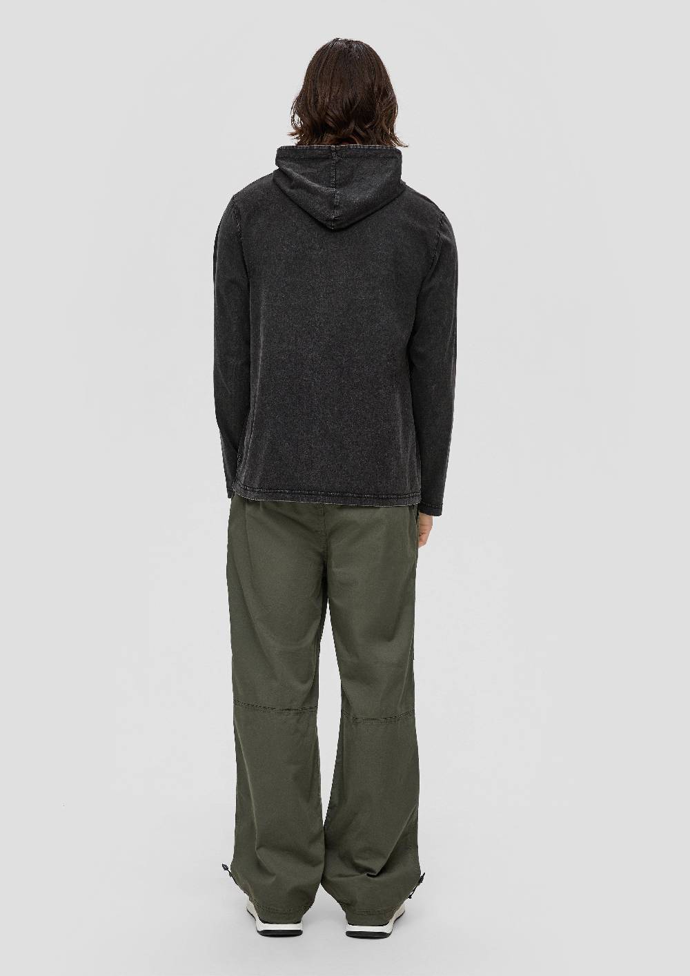 S.Oliver Gewaschenes Longsleeve Mit Kapuze