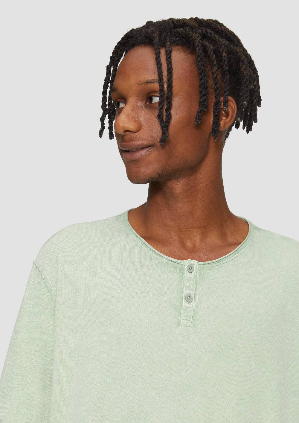 S.Oliver Gewaschenes Longsleeve Mit Rollkante