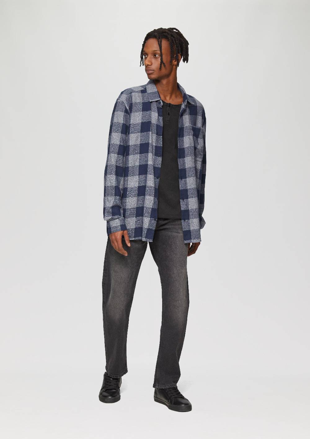 S.Oliver Gewaschenes Longsleeve Mit Rollkante